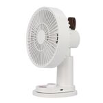 Telecomando intelligente Ricarica USB Scuotendo la testa Ventilatore da tavolo Ventilatore per passeggino (bianco)