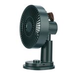 Telecomando intelligente Ricarica USB Scuotendo la testa Ventilatore da tavolo Ventilatore per passeggino (verde)