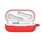 Custodia protettiva in silicone per auricolari Bluetooth per Huawei Honor FlyPods 3 (rosso)
