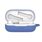 Custodia protettiva in silicone per auricolari Bluetooth per Huawei Honor FlyPods 3 (grigio blu)