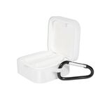 Custodia in silicone per auricolari Bluetooth per Xiaomi Air2 SE (bianco)