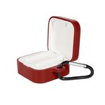 Custodia in silicone per auricolari Bluetooth per Xiaomi Air2 SE (rosso vino)