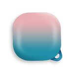 Copertura per cuffie sfumata per Samsung Buds Pro/Buds Live/Buds 2 (rosa blu)