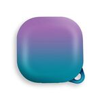 Copertura per cuffie sfumata per Samsung Buds Pro/Buds Live/Buds 2 (blu viola)