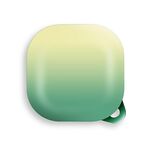 Copertura per cuffie sfumata per Samsung Buds Pro/Buds Live/Buds 2 (giallo verde)