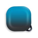 Copertura per cuffie sfumata per Samsung Buds Pro/Buds Live/Buds 2 (blu nero)