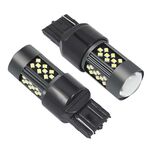 1 paio di fendinebbia a LED per auto stroboscopiche 7440 12V 7W (luce bianca)