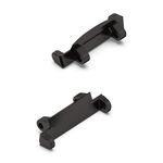 Per AMAZFIT T-Rex 2 2 in 1 connettori per cinturini in metallo (nero)