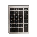 Mini tastiera wireless per laptop BT304 22 tasti, specifiche: Bluetooth (nero argento)