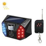 Allarme infrarosso del corpo umano antifurto per laghetto per pesci da frutteto all'aperto solare RC-711 (nero)