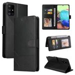 Per Samsung Galaxy A71 5G GQ UTROBE Custodia in pelle magnetica per telefono (nero)