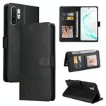 Per Samsung Galaxy Note10+ GQUTROBE Custodia in pelle magnetica per telefono (nero)