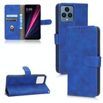 Per T-Mobile Revvl 6 5G Skin Feel Custodia magnetica per cellulare in pelle (blu)