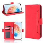 Per Honor X40i Skin Feel Calf Texture Card Slots Custodia per telefono in pelle (rosso)