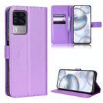 Custodia per telefono in pelle Cubot X50 Diamond Texture (viola)