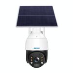 ESCAM QF724 3MP 24h Registrazione Cloud Storage PT 4G PIR Telecamera IP di allarme con pannello solare, bande di segnale USA