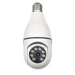 Fotocamera con lampadina Smart WiFi HD da 360 gradi da 3 MP