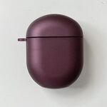Per Xiaomi Redmi Buds 4 Custodia protettiva smerigliata per PC con auricolari in tinta unita (rosso vino)