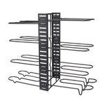 Supporto per coperchio staccabile pieghevole verticale da cucina, specifica: 8 strati 4,5 mm