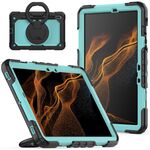 Per Samsung Galaxy Tab S8 / S7 Supporto per bracciale in silicone + Custodia per tablet PC (azzurro)