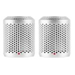 Filtro antipolvere per coperchio esterno da 2 pezzi per asciugacapelli Dyson HD01/HD03/HD08 (argento)