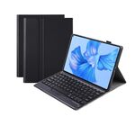 Per Huawei MatePad Pro 11 2022 AHW12-B Custodia in pelle per tablet con tastiera Bluetooth staccabile (nero)