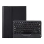Custodia in pelle per tastiera Bluetooth ultrasottile con struttura in pelle di agnello OP12-B per OPPO Pad Air 10,4 pollici (nero)