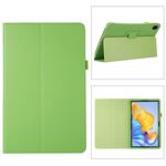 Custodia per tablet in pelle con texture litchi per Honor Pad 8 con supporto (verde)