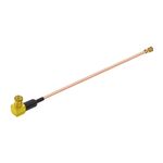 Cavo adattatore da femmina IPX a GG1739 MCX femmina a gomito RG178, lunghezza: 15 cm