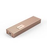 ORICO FV35C3-G2-RG 10Gbps USB3.2 Gen2 Type-C M.2 NVMe/NGFF(SATA) Dual Protocol SSD Enclosure(Gold)