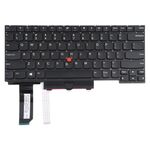Tastiera versione USA con puntamento per Lenovo Thinkpad E14 Gen 1 Gen 2 (nero)