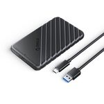 ORICO 25PW1-C3 Custodia per disco rigido esterno da USB a tipo C da 2,5 pollici (nero)