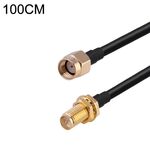 Cavo adattatore coassiale RF RP-SMA maschio a RP-SMA femmina RG174, lunghezza: 1 m