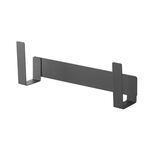 3 pezzi Portavaso integrato in acciaio al carbonio a parete Porta tagliere da cucina (nero)