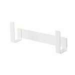 3 pezzi Portavaso integrato in acciaio al carbonio a parete Porta tagliere da cucina (bianco)