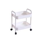Scaffale portaoggetti per carrello Scaffale per snack mobile multistrato (bianco)