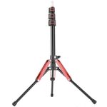 Supporto per telefono cellulare pieghevole in lega di alluminio Supporto da pavimento per selfie dal vivo (rosso)