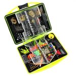 184 pezzi / set Set combinato per pesca su roccia Forniture per la pesca all'aperto Accessori per attrezzi da pesca