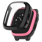 Per Xplora X5 Play Children Watch PC + custodia protettiva integrata in vetro temperato (nero)