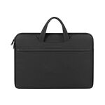 Borsa per laptop antiurto impermeabile ST01 di grande capacità, dimensioni: 15,6 pollici (nero misterioso)