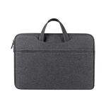 Borsa per laptop antiurto impermeabile ST01 di grande capacità, dimensioni: 15,6 pollici (grigio cielo profondo)
