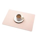 Tovaglietta isolante termica in pelle antiolio impermeabile 2 pezzi (albicocca)