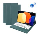 Custodia in pelle per tablet con tastiera Bluetooth staccabile in TPU con motivo a pecora A0N4 per Xiaomi Pad 5 Pro 12.4 (verde scuro)