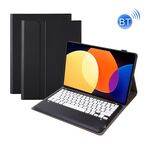Custodia in pelle per tablet con tastiera Bluetooth staccabile in TPU con motivo a pecora A0N4 per Xiaomi Pad 5 Pro 12.4 (nero + bianco)