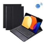A0N4-A Custodia in pelle per tablet con tastiera Bluetooth staccabile in TPU con motivo a pecora con touchpad per Xiaomi Pad 5 Pro 12.4 (nero)