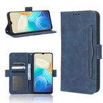 Per vivo Y77 5G Skin Feel Calf Texture Card Slots Custodia per telefono in pelle (blu)