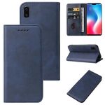 Custodia per telefono in pelle con chiusura magnetica per vivo V19 (blu)
