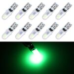 10 in 1 pannello strumenti per auto T5 LED luce decorativa (luce verde)