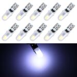 10 in 1 pannello strumenti per auto T5 LED luce decorativa (luce bianca)