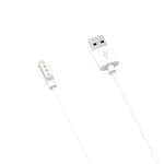 Per Realme Watch 3 Magnetic Cradle Charger Cavo di ricarica USB, lunghezza: 1 m (bianco)